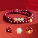 Raw Cinnabar Energy Healing Bracelet - Image 4