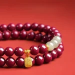 Raw Cinnabar Energy Healing Bracelet - Image 3