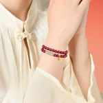 Raw Cinnabar Energy Healing Bracelet - Image 6